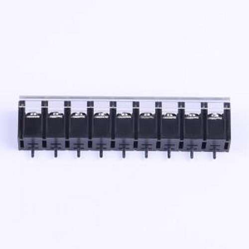 KF48S-9.5-9P 栅栏式接线端子 9.5mm 1x9P 每排P数:9 排数:1 直针