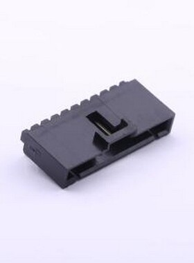 X9556WR-10-N0V01 线对板针座 1x10P 间距:2.54mm 弯插 黑色 弯插