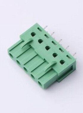 DB2EB-5.08-5P-GN 插拔式接线端子 5.08mm 绿色 插件,P=5.08mm
