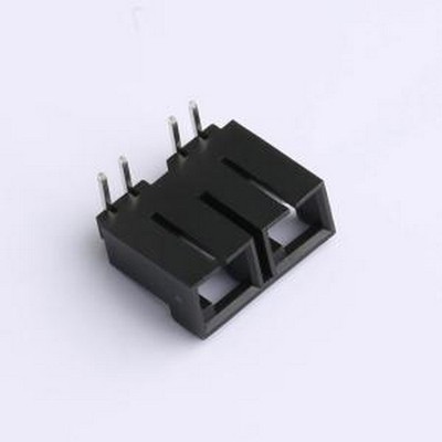 WAFER-TJC8-2.54-4PWZ 线对板针座 1x4P 间距:2.54mm 弯插 弯插,P