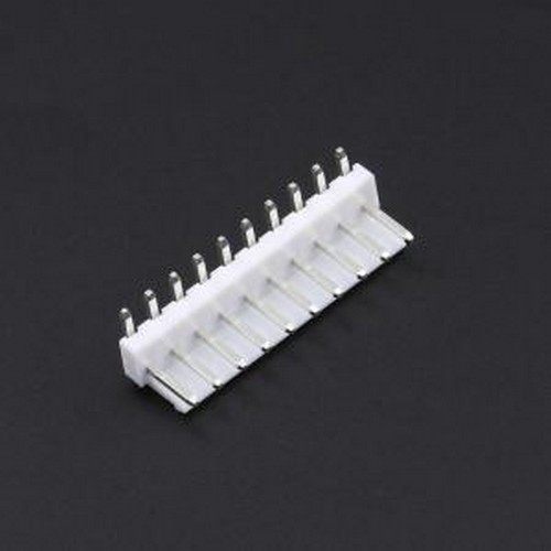 HX VH3.96-10P WZ 线对板针座 1x10P 间距:3.96mm 弯插 系列:VH