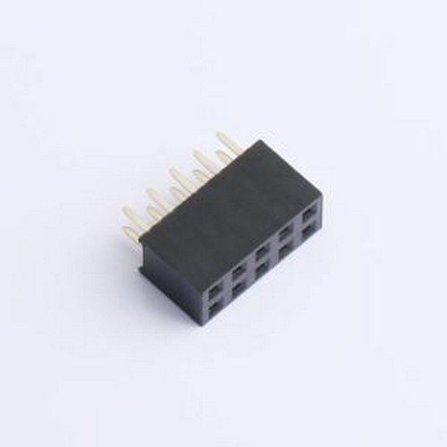 MTF171-205SU1 排母 2x5P 间距:2.54mm 插件,P=2.54mm