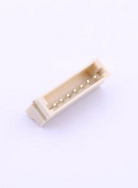 HX15001-7AWB 线对板针座 1x7P 间距:1.5mm 卧贴 SMD,P=1.5mm,卧
