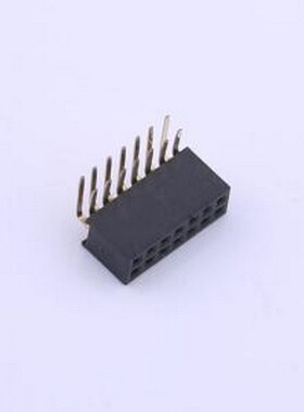 X1321FR-2x07-C43D24 排母 间距:1.27mm 2x7P 弯插 弯插,P=1.27mm