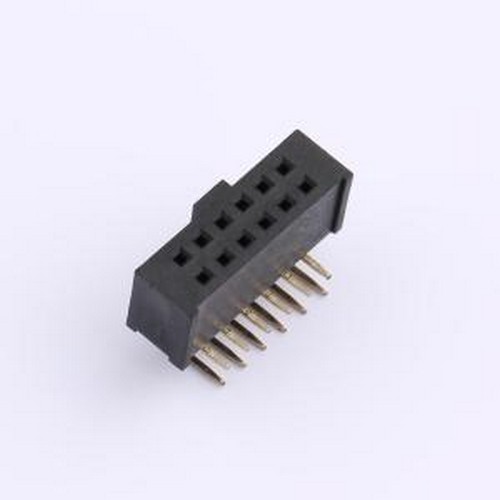 XDHF-AS0254-0852*6P 排母 2x6P 间距:2.54mm 插件,P=2.54mm