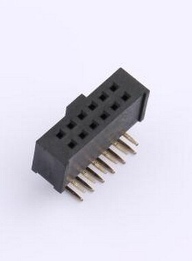 XDHF-AS0254-0852*6P 排母 2x6P 间距:2.54mm 插件,P=2.54mm