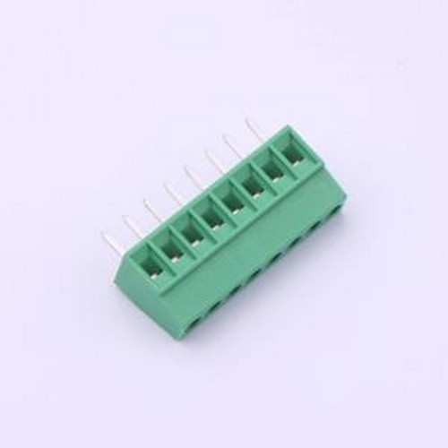 MX128-2.54-08P-GN01-Cu-Y-A 螺钉式接线端子 1x8P 2.54mm 直插