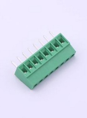 MX128-2.54-08P-GN01-Cu-Y-A 螺钉式接线端子 1x8P 2.54mm 直插