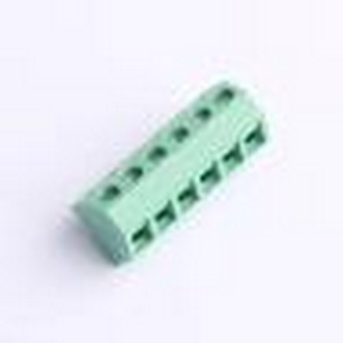 MX127S-5.08-06P-GN01-Cu-Y-A 螺钉式接线端子 1x6P 5.08mm 直插