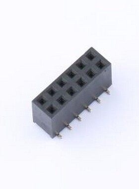 XDM254-2-06-S-8.5-G0 排母 2x6P 间距:2.54mm 立贴 SMD,P=2.54mm