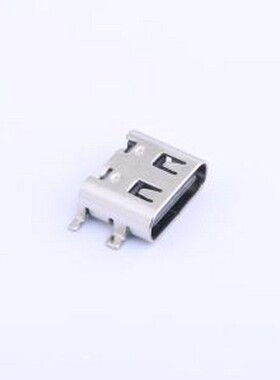 TYPE-C 6P QT073 USB连接器 Type-C 母 卧贴 SMD