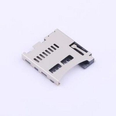 KH-TF035 SD卡/存储卡连接器 自弹式 卡座 SMD