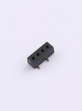 IPCP127F04PB08S 排母 1x4P 间距:1.27mm 立贴 SMD,P=1.27mm(交错