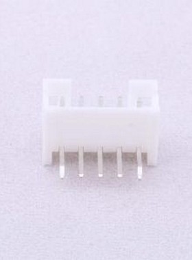 A2001WR-05P1 线对板针座 系列:PH 间距:2mm 1x5P 白色 弯插,P=2m