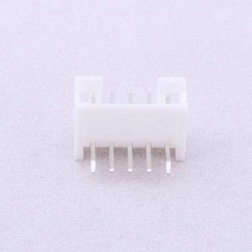 A2001WR-05P1 线对板针座 系列:PH 间距:2mm 1x5P 白色 弯插,P=2m
