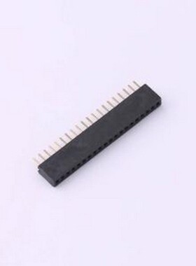 BX-PM1.27-1-20PU-Z 排母 1.27FH H4.3 1x20Pin 180度W2.1 U型 PC