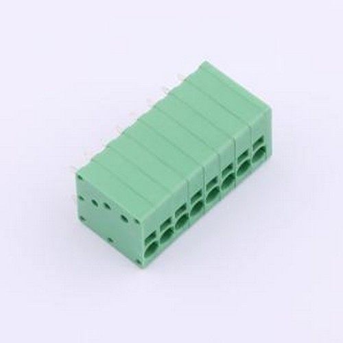 MX205V-3.5-08P-GN01-Cu-A 弹簧式接线端子 1x8P 3.5mm 每排P数:8