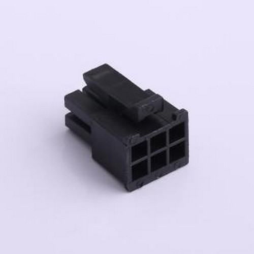 FHG30001-D06M2K6B 胶壳(线对板/线对线) 线端插头胶壳 3mm 6PIN