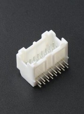 KH-A2015-2X08AW 线对板针座 间距:2mm 2x8P 白色 插件,P=2mm