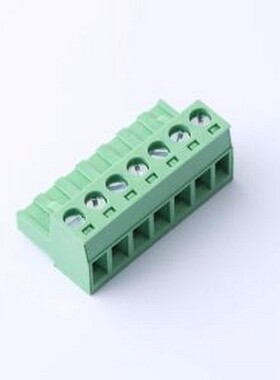 DB2EK-5.0-7P-GN-S 插拔式接线端子 5mm 排数:1 每排P数:7 绿色 P