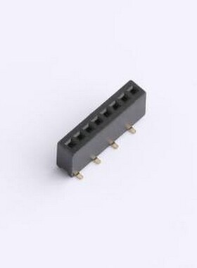 BX-PM1.27-1-8PU-W 排母 1.27FH H4.3 1x8Pin SMT W2.1U型 PC3.5