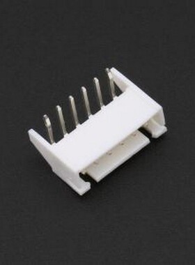 XHDH-6AWF 线对板针座 1x6P 间距:2.5mm 弯插 弯插,P=2.5mm