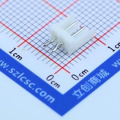 292161-2 线对板针座 间距:2mm 1x2P 插件,P=2mm