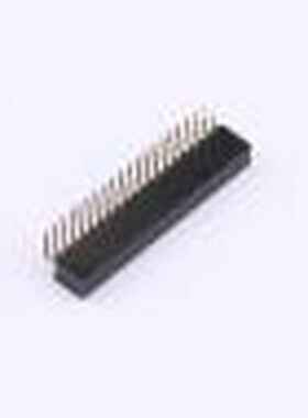 X1321FR-2x20-C43D24 排母 间距:1.27mm 2x20P 弯插 弯插,P=1.27m