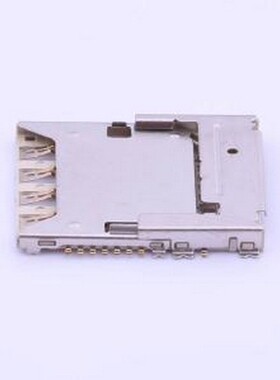 MCS-204 SIM卡连接器 拔插式 MicroSIM卡 卡座 SMD