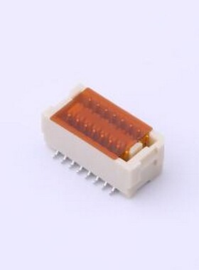 HDGC1006WV-S-2X8P 线对板针座 2x8P 间距:1mm 立贴 SMD,P=1mm