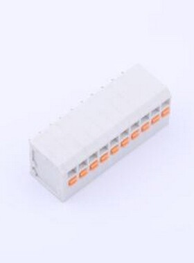 KF239-3.5-10P 弹簧式接线端子 1x10P 3.5mm 每排P数:10 排数:1