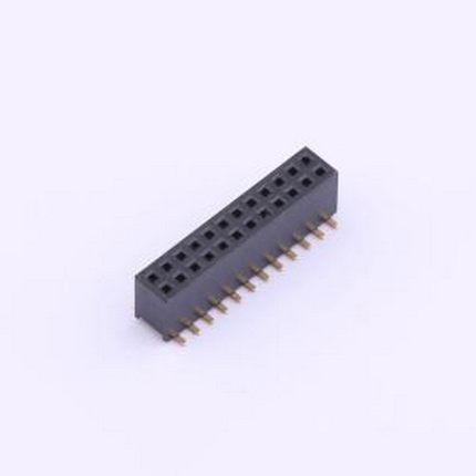 X1321FVS-2x12-C43D48 排母 间距:1.27mm 2x12P 立贴 SMD,P=1.27m
