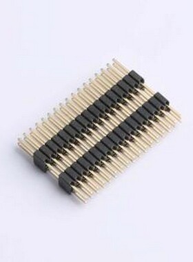 X1322WV-2x17H-C40D30-E80 排针 2x17P 间距:1.27mm 方针 插件,P=