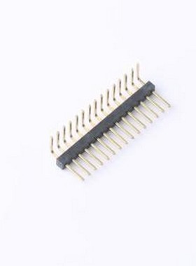 GPCB101-1502A003C1AA 排针 1x15P 间距:1mm 方针 弯插 弯插,P=1m
