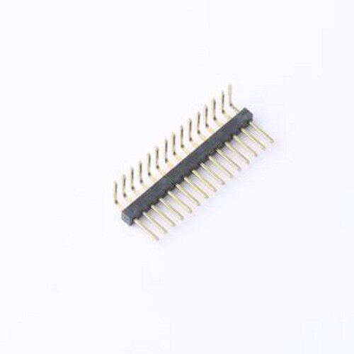 GPCB101-1502A003C1AA 排针 1x15P 间距:1mm 方针 弯插 弯插,P=1m