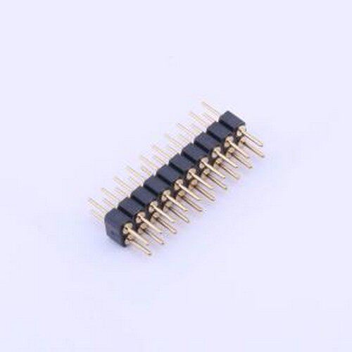 X5521WV-2X10-C46D46-1220 排针 2x10P 间距:2.54mm 方针 插件,P=