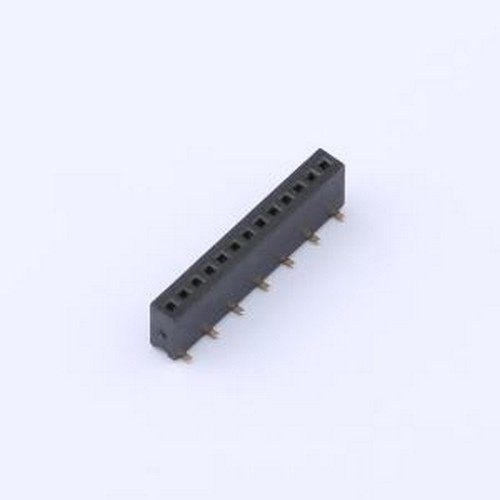X1311FVS-13-C43D35R2 排母 间距:1.27mm 1x13P 立贴 SMD,P=1.27m