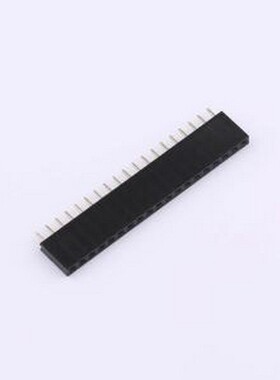 PM2.54-YP1D-19A 排母 间距:2.54mm 排母 单排 1x19p 直插 Y型 插