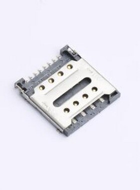 MICRO-SIM-012 SIM卡连接器 翻盖式 MicroSIM卡 卡座 SMD