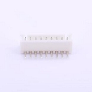 HX25003-9WAP 线对板针座 1x9P 间距:2.5mm 弯插 系列:XH 弯插,P=