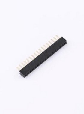 PM1.0-UP1D-17A 排母 1.0FH H2.0 1x17Pin 180度 W1.5U型 PC2.0 6
