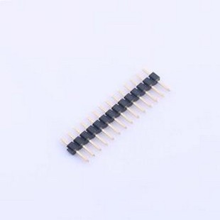 排针 1x14P 插件 14I P=2mm 方针 C40D28 2mm X4611WV 间距
