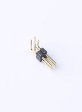 GPCB201-0202A003C1AD 排针 2x2P 间距:1mm 方针 弯插 弯插,P=1mm