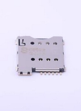 SIM-002-A6 SIM卡连接器 自弹式 MicroSIM卡 卡座 SMD