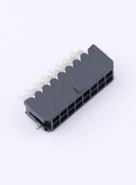 WB5557W-160R-0W 线对板针座 2x8P 间距:3mm 卧贴 SMD,P=3mm,卧贴