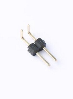 GPHB101-0202A001R1BA 排针 1x2P 间距:2.54mm 方针 弯插 弯插,P=