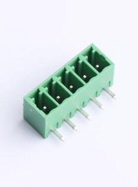 JCB381-WOMC5P 插拔式接线端子 3.81mm 1x5P 排数:1 每排P数:5 闭