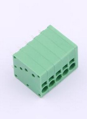 MX205V-3.5-05P-GN01-Cu-A 弹簧式接线端子 1x5P 3.5mm 每排P数:5