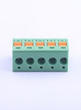 1805546 弹簧式接线端子 5mm 每排P数:5 P=5mm