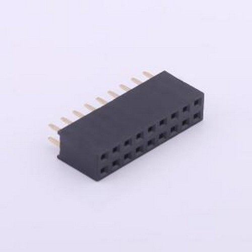 X6521FV-2x09-C85D32 排母 间距:2.54mm 2x9P 直插 插件,P=2.54mm